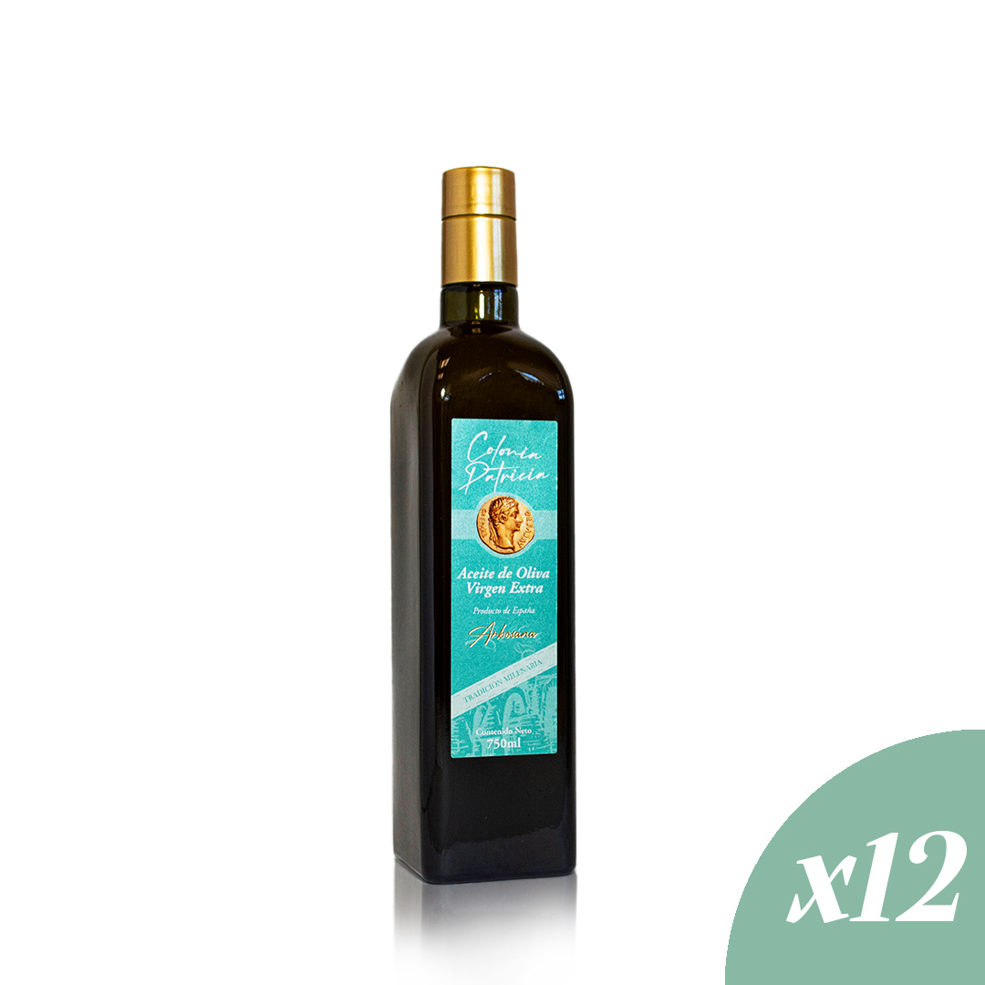 Botella vidrio aceite virgen extra 750ml